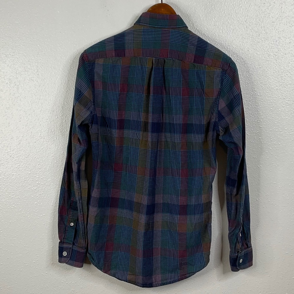 Steven Alan Plaid Long Sleeve Button‎ Down Shirt Size Xsmall - Picture 2 of 4